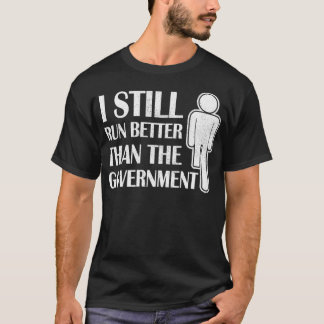 T-shirt Prime gouvernementale amputée de jambe amusante