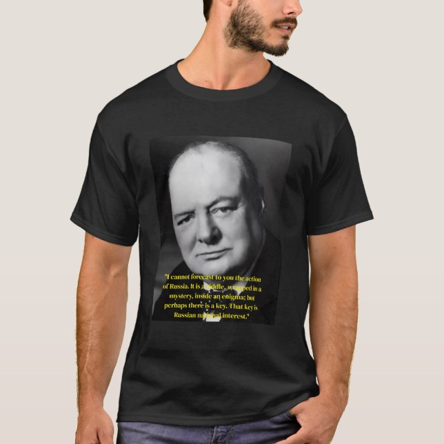 T-shirt Prime Minister Winston Churchill (Devant)