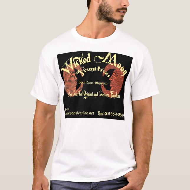 T-shirt Primitifs mauvais de lune (Devant)