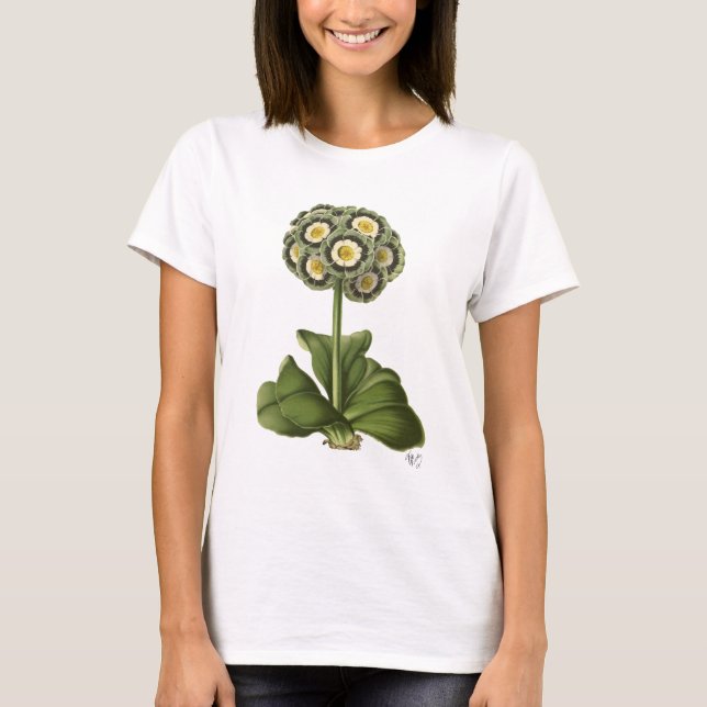 T-shirt Primula Auricula Blue (Devant)