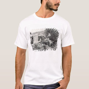 T-shirt Prince Albert chassant près du château de Belvoi