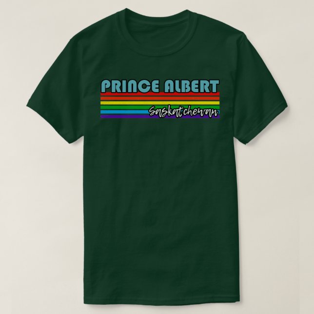 T-shirt Prince Albert Saskatchewan Pride Prince Albert LG (Design devant)