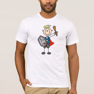 T-shirt Prince charme avec la chemise d'épée et de