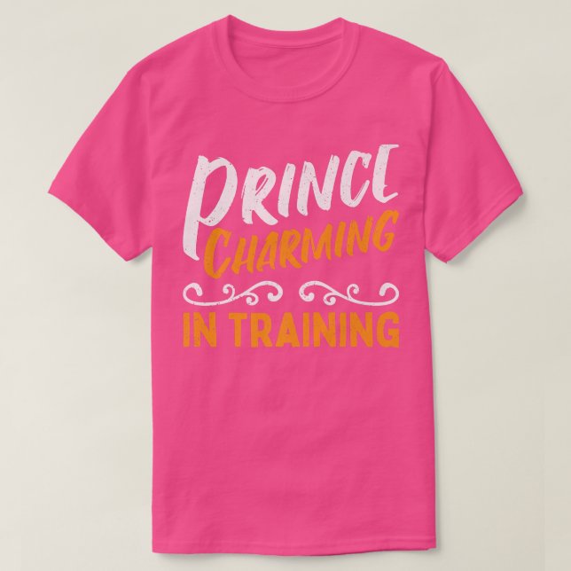 T-shirt Prince Charming En Formation Fairy Tale Hero (Design devant)