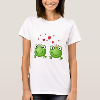 T-shirt Prince de grenouille et princesse de grenouille,