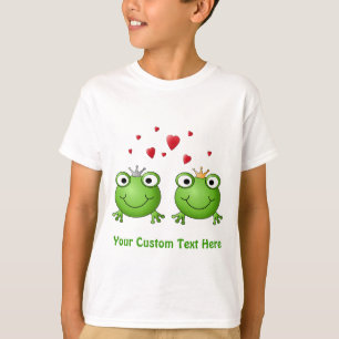 T-shirt Prince de grenouille et princesse de grenouille,