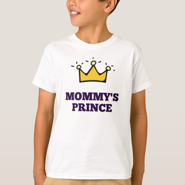T-shirt Prince de maman  (Devant)