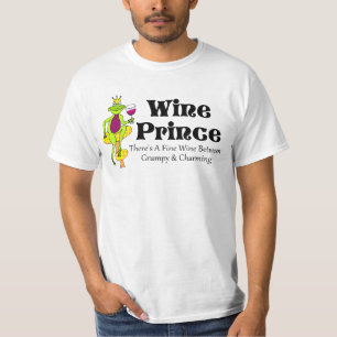 T-shirt Prince de vin "vin fin entre grincheux et le