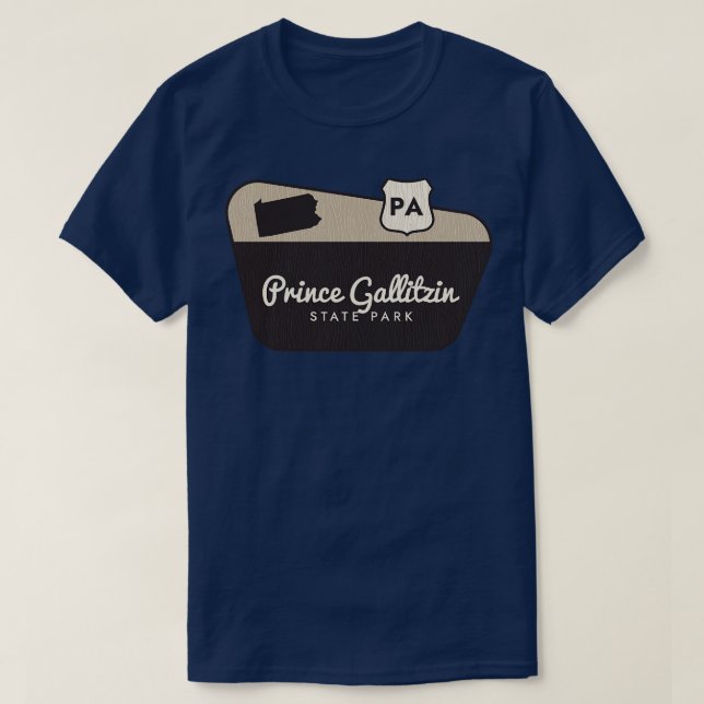T-shirt Prince Gallitzin State Park Pennsylvanie Bienvenue (Design devant)