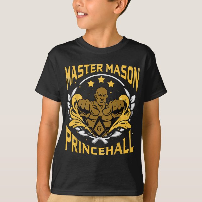 T-shirt Prince Hall Master Mason PHA Fête des pères maçonn (Devant)