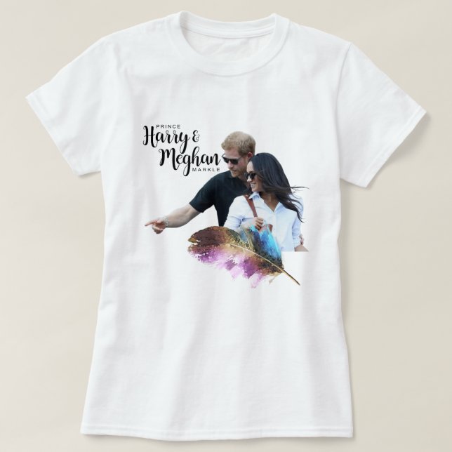 T-shirt Prince Harry & Meghan Markle (Design devant)