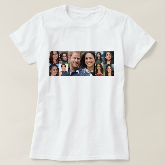 T-shirt Prince Harry & Meghan Markle (Design devant)