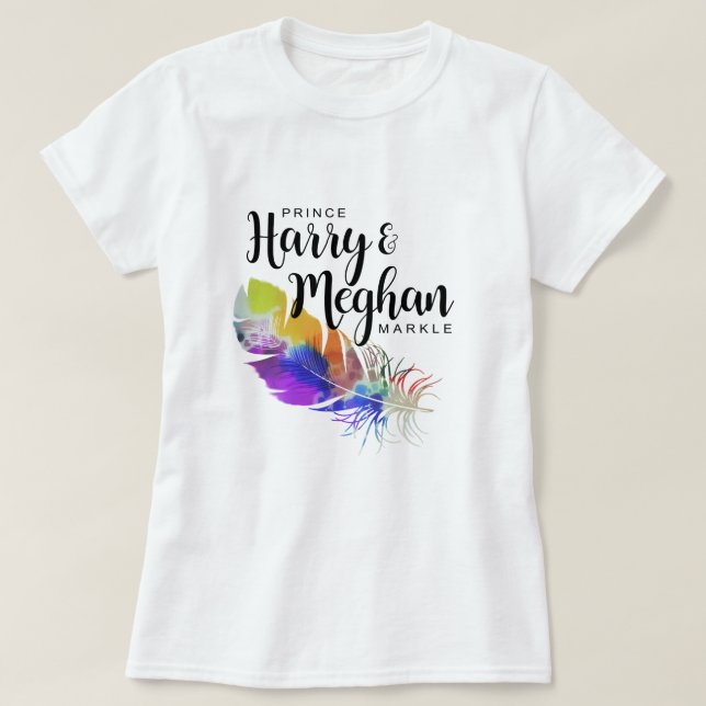 T-shirt Prince Harry & Meghan Markle (Design devant)