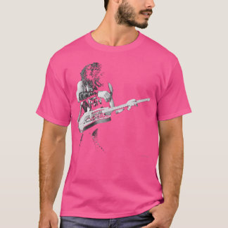 T-shirt Prince Jouant de la Guitare en Live par Virgina Tu