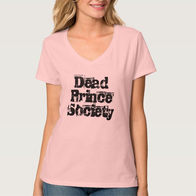 T-shirt Prince mort Society (Devant)