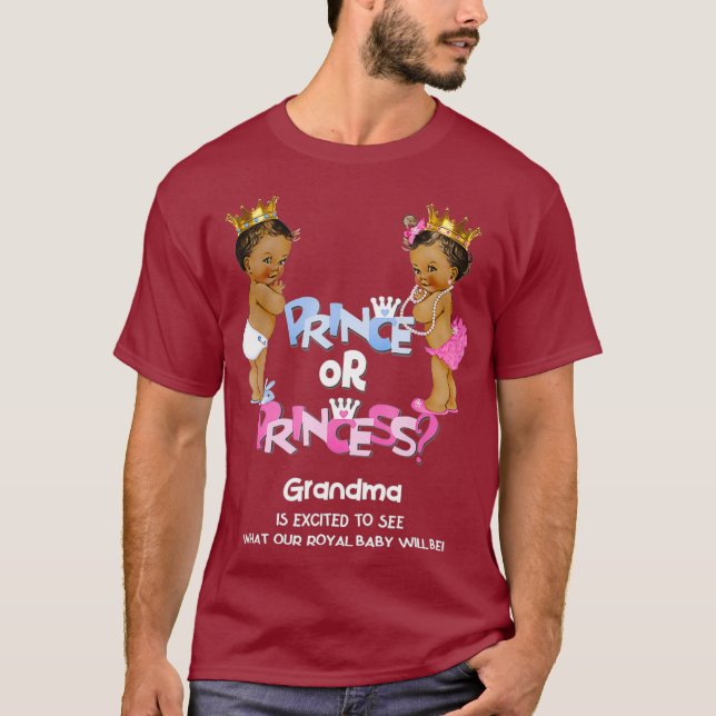 T-shirt Prince ou Princesse Grand-mère Ethnique Genre Reve (Devant)