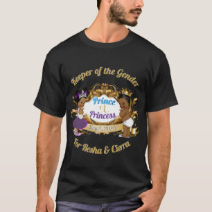T-shirt Prince ou Princesse Royale Africaine  Violet & Ble