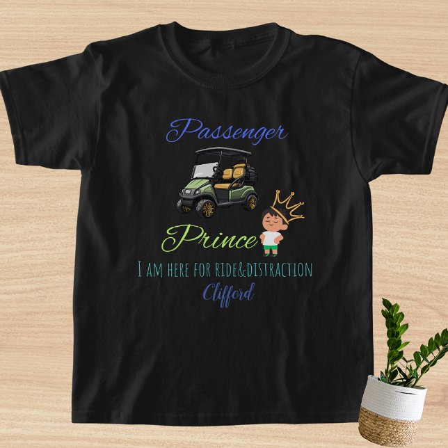 T-shirt "Prince Passager" personnalisation enfant garçon d (Créateur téléchargé)