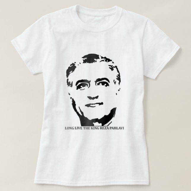 T-shirt Prince Reza Pahlavi Raglan Baseball Tee3276 (Design devant)