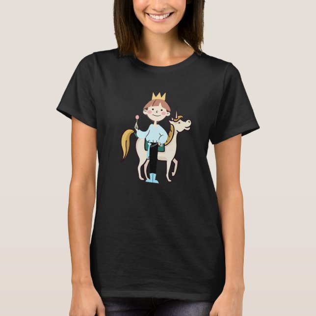 T-shirt Prince Roi Cheval Mignon (Devant)