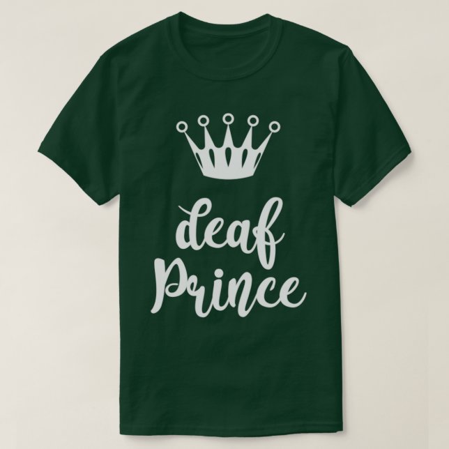 T-shirt Prince sourd (Design devant)