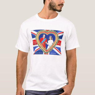 T-shirt Prince William et mariage royal de Catherine