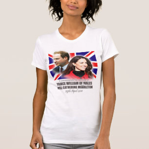 T-shirt Prince William - Kate Middleton Mariage Shirt