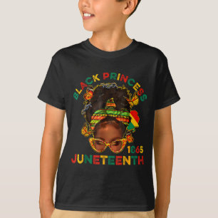 T-shirt princes noirs juneteenth 1865 mois de l'histoire