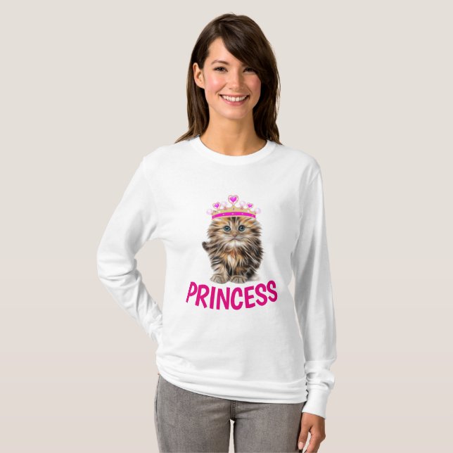 T-shirt PRINCESS CAT ITTEN T-Shirts, filles (Devant entier)