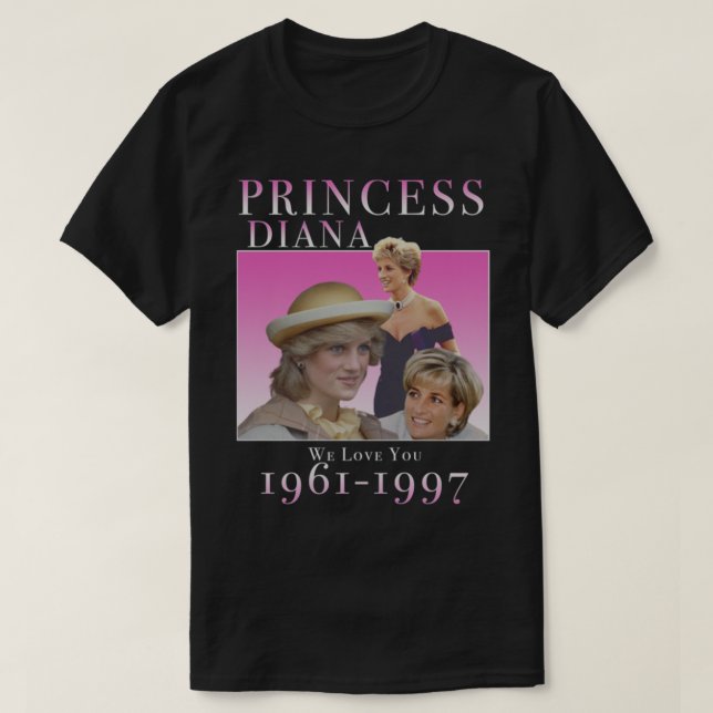 T-shirt Princess Diana Homage Active (Design devant)