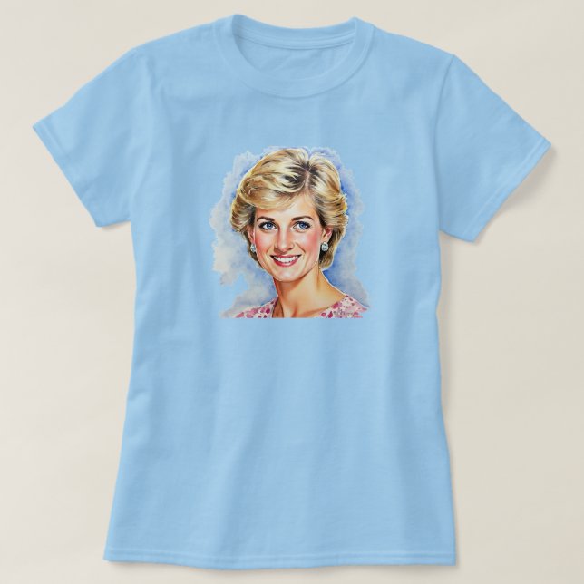 T-shirt Princess Diana of England, Princess of Wales (Design devant)