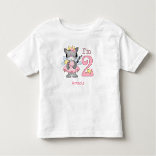 T-shirt Princess Kitty 2nd Birthday Toddler