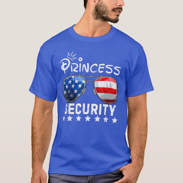 T-shirt Princess Security Castle Family Matching Birthdayo (Devant)