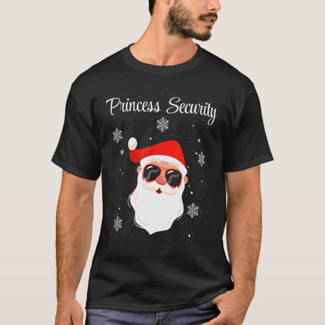 T-shirt Princess Security Papa Team Big Brother Annonce (Devant)