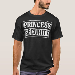 T-shirt Princess Security Perfects Présente Enfants Unisex