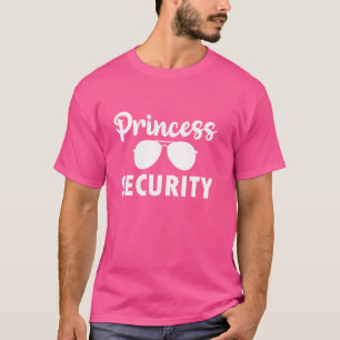 T-shirt Princess Security Team Papa Maman fête d'anniversa