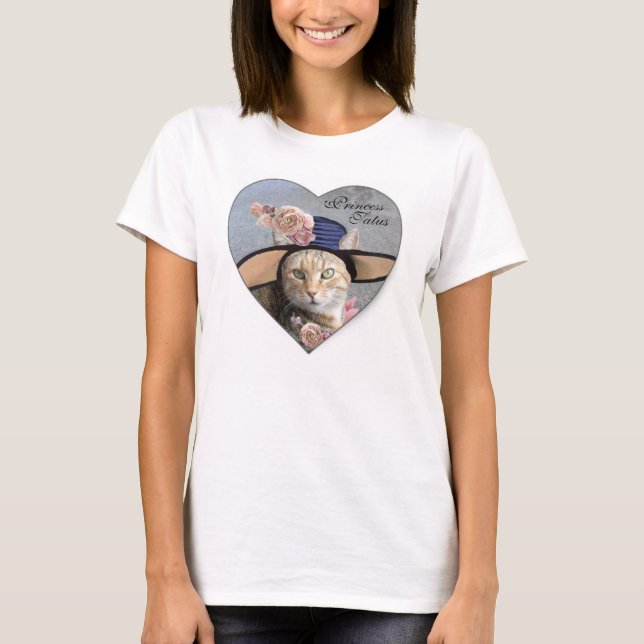 T-SHIRT PRINCESS TATUS /ELEGANT CAT, GRAND DIVA CASQUETTE  (Devant)