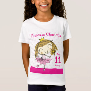 T-Shirt Princesse 11ème anniversaire de l'âge 11 de