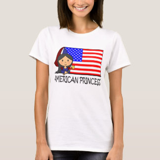 T-shirt Princesse américaine
