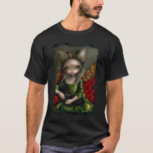 T-shirt Princesse avec une chemise rococo gothique de chat