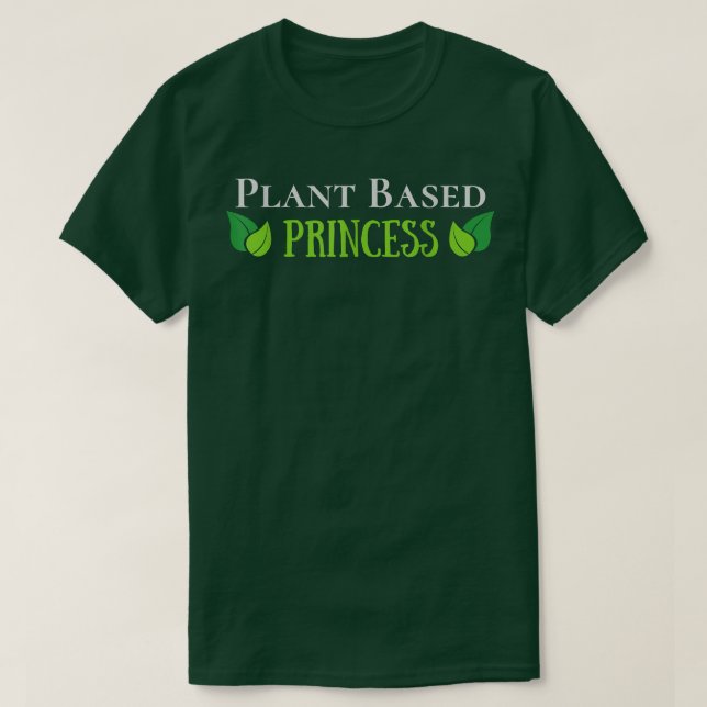 T-shirt Princesse Basée Sur Le plante, Végétal (Design devant)