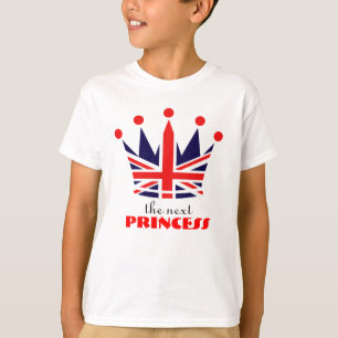 T-shirt Princesse britannique Crown