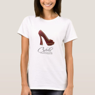 T-Shirt Princesse Cendrillon Chaussures rouges Cit
