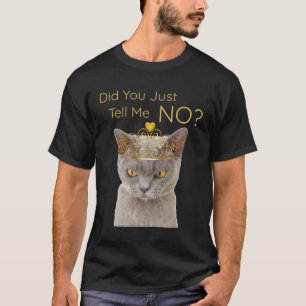 T-shirt Princesse Chat Venez-vous juste de me dire non sup