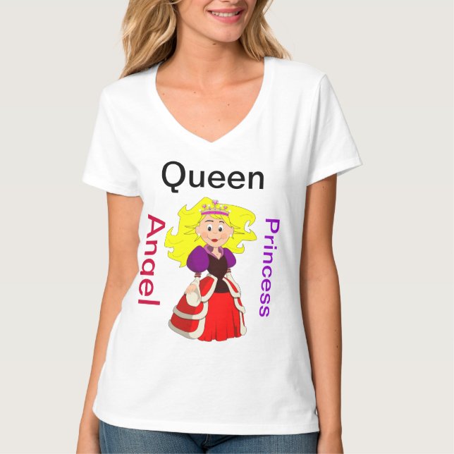 T-shirt Princesse d'ange de la Reine (Devant)