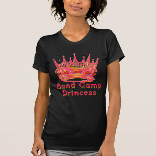 T-shirt Princesse de camp de bande