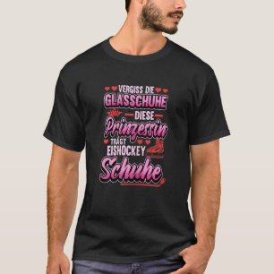 T-shirt Princesse de hockey sur glace Dit Girls Sport