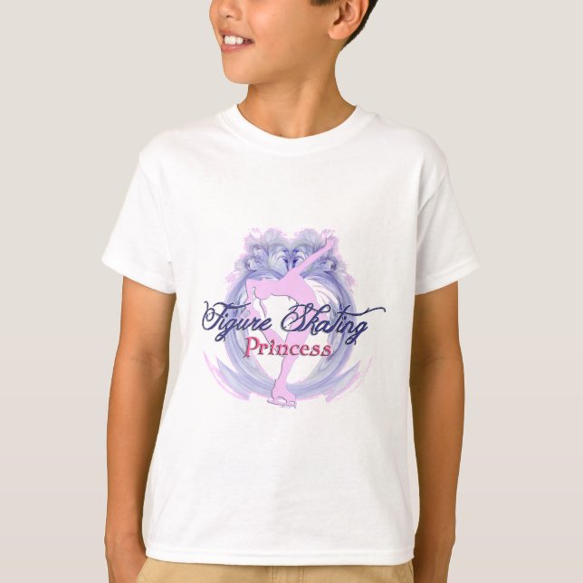 T-shirt Princesse de patinage artistique (Devant)
