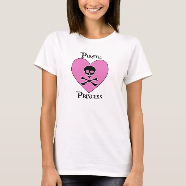 T-shirt Princesse de pirate (Devant)