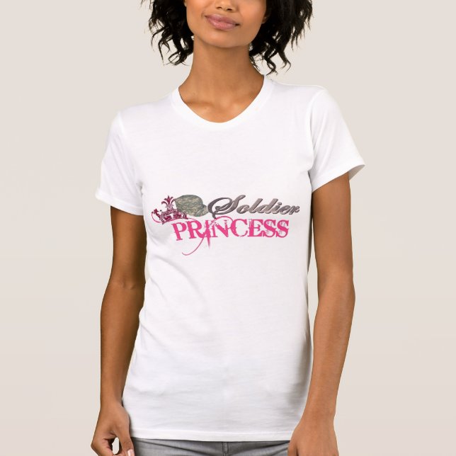 T-shirt Princesse de soldat (Devant)
